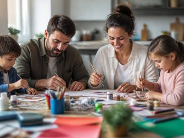 Les meilleurs loisirs créatifs pour occuper les week-ends en famille à la maison