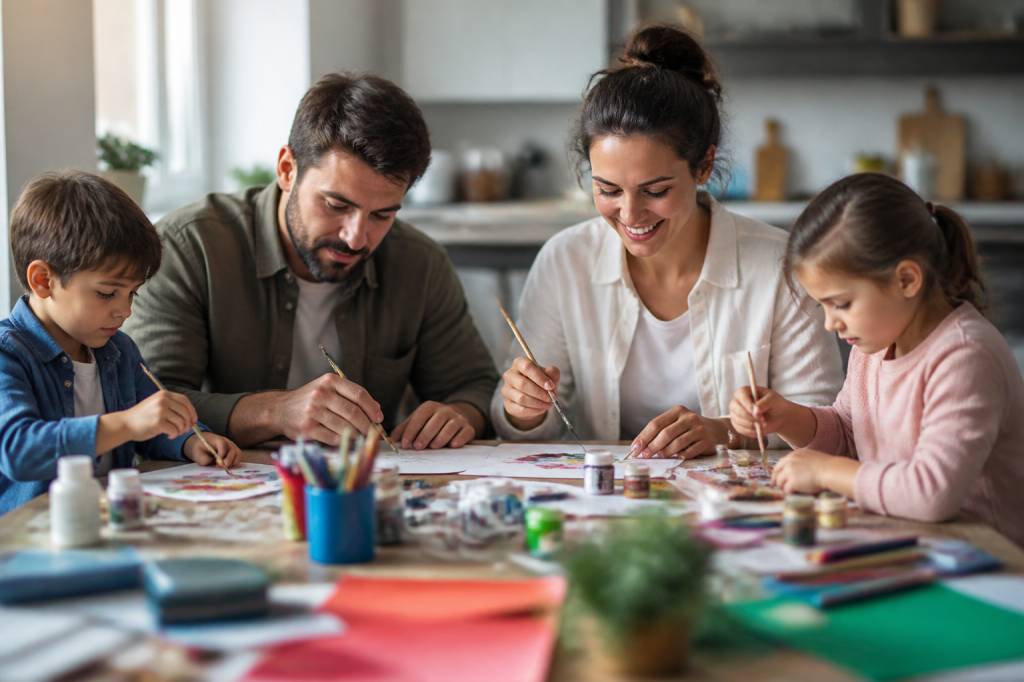 Les meilleurs loisirs créatifs pour occuper les week-ends en famille à la maison