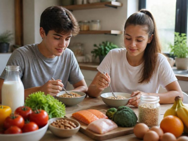 Quels aliments pour la croissance des ados : nutriments essentiels, exemples et conseils alimentaires
