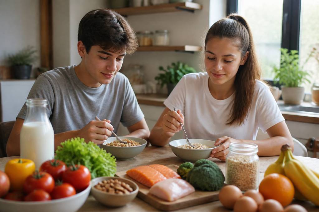Quels aliments pour la croissance des ados : nutriments essentiels, exemples et conseils alimentaires