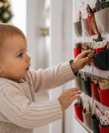 Calendrier de l'avent bébé 18 mois : idées adaptées pour éveiller votre enfant supervisé par un adulte